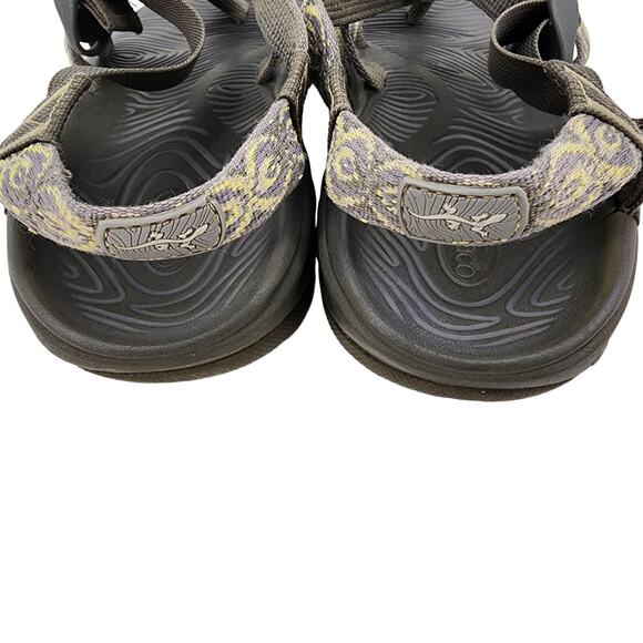 Chaco Zx2 Geometric Print Water Sandals Adjustable Strap Womens Size 8 Shoes - Picture 2 of 6